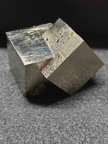 256g pyrite double cube - pyrite,
