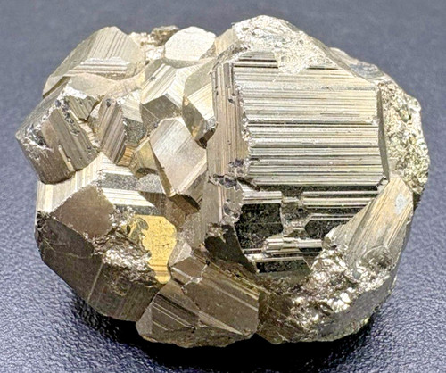 Natural pyrite crystal cluster - pyrite,